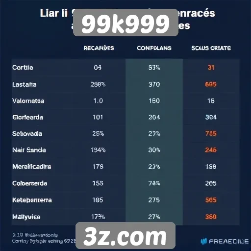 Comparativo entre 99k999 e seus concorrentes