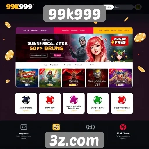 Explorando as funcionalidades do site 99k999