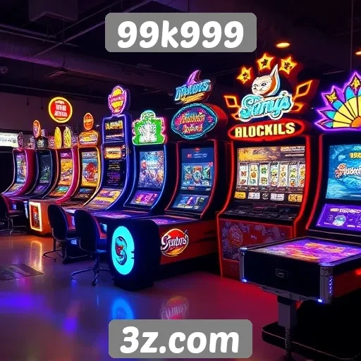 99k999 oferece uma ampla gama de jogos eletrônicos